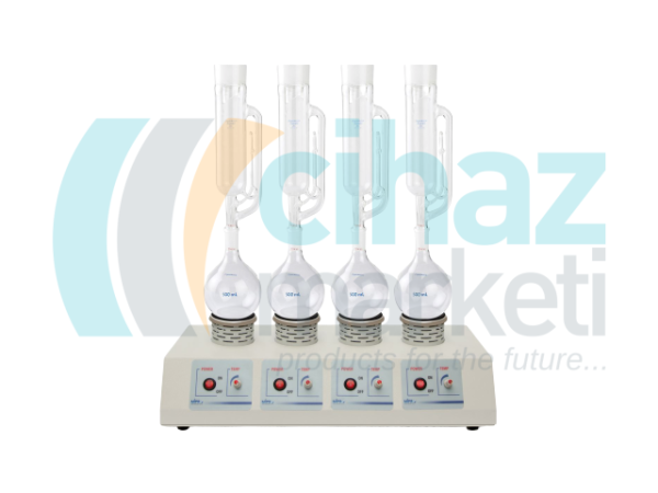 Mikrotest Altılı Yağ Tahin (Soxhlet) Cihazı