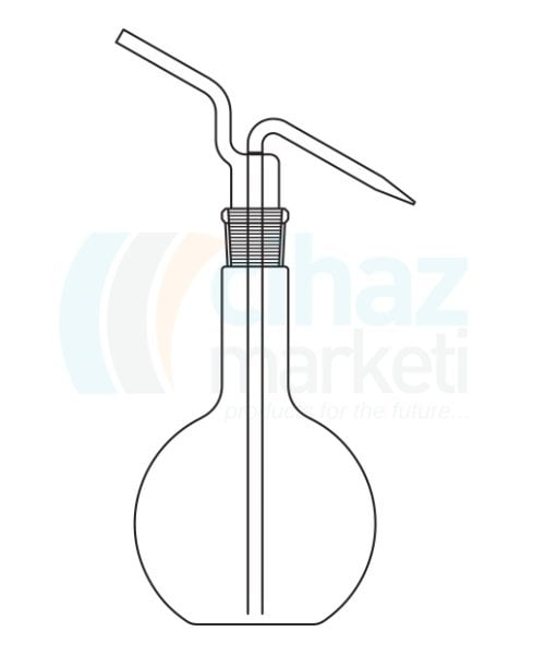 Çalışkan Cam Teknik LG024.14.1000 Piset, Cam Başlıklık NS: 29/32, 1000 ml Hacim