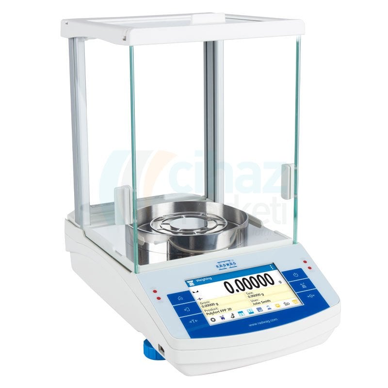 RADWAG AS 82/220.X2 PLUS Analitik Terazi 82-220 g / 0.01-0.1 mg Dahili Kalibrasyon
