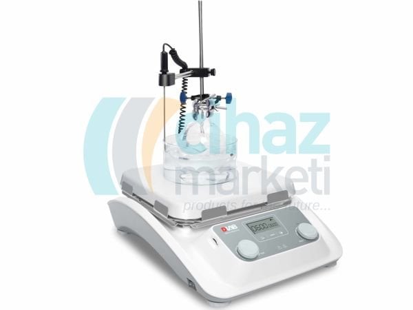 DLAB MS10-H500-Pro Package Isıtıcılı Manyetik Karıştırıcı PT1000A Sıcaklık Probu ve Prob Tutucu ile Birlikte