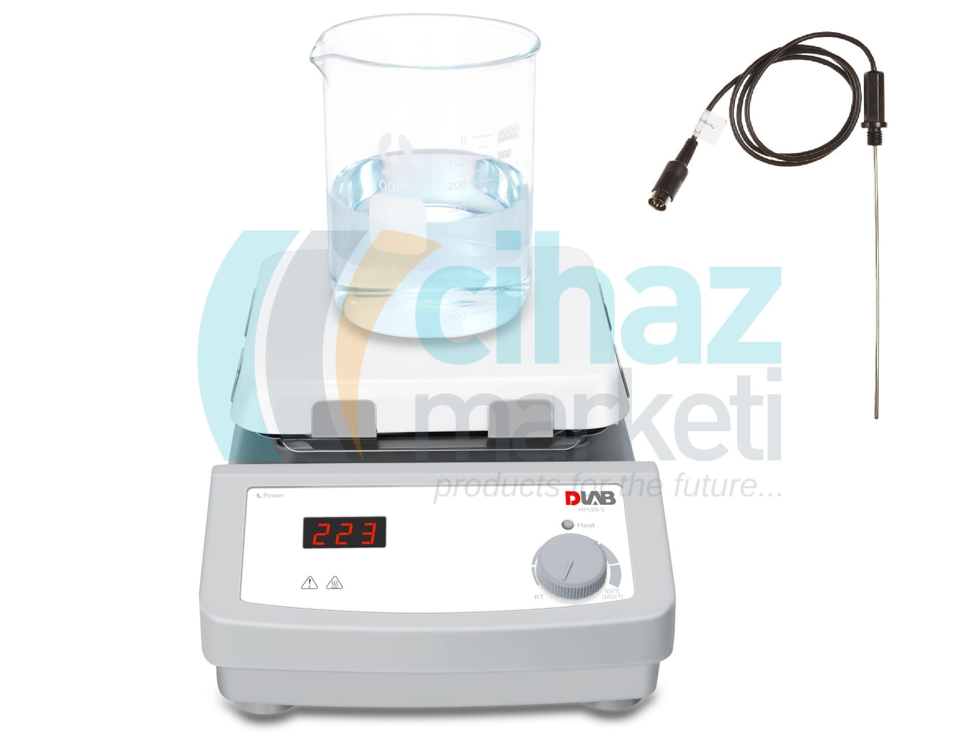 DLAB HP550-S Package-1 Isıtıcı Tabla PT1000A Sıcaklık Probu ile RT…540 °C