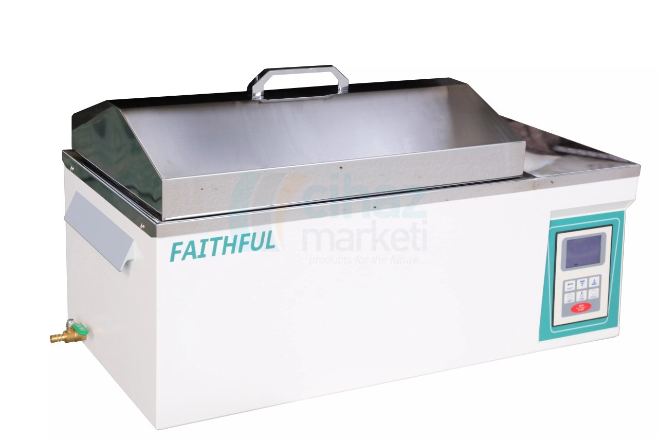 Faithful FWS-30B Çalkalamalı Su Banyosu 30 L, RT ～ 100 °C, Paslanmaz Kapak ve Sepet Dahil
