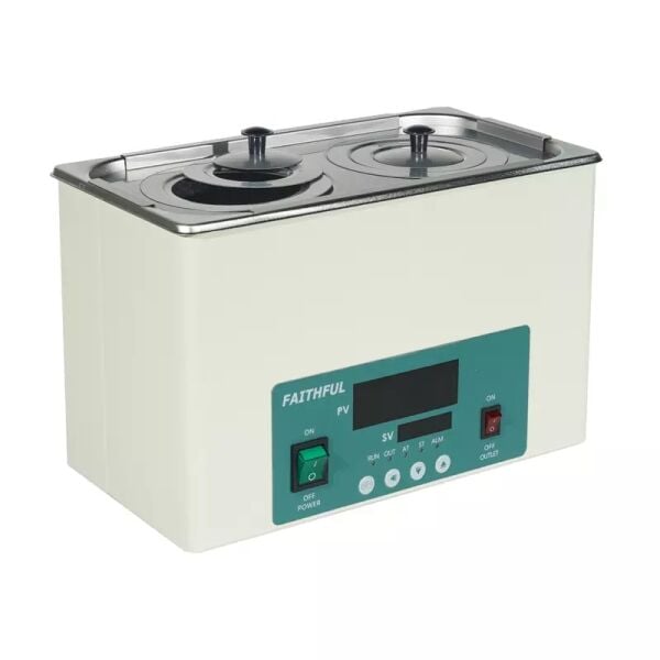 Faithful DK-2000-IIIL Termostatik Su Banyosu – Çiftli – 6.1 L, Dijital, Yuvarlak Kapaklı , Elektrikli Tahliye