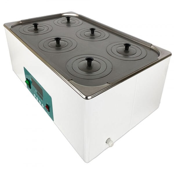 Faithful DK-2000-IIIL Termostatik Su Banyosu – Altılı – 22.5 L, Dijital, Yuvarlak Kapaklı, Elektrikli Tahliye