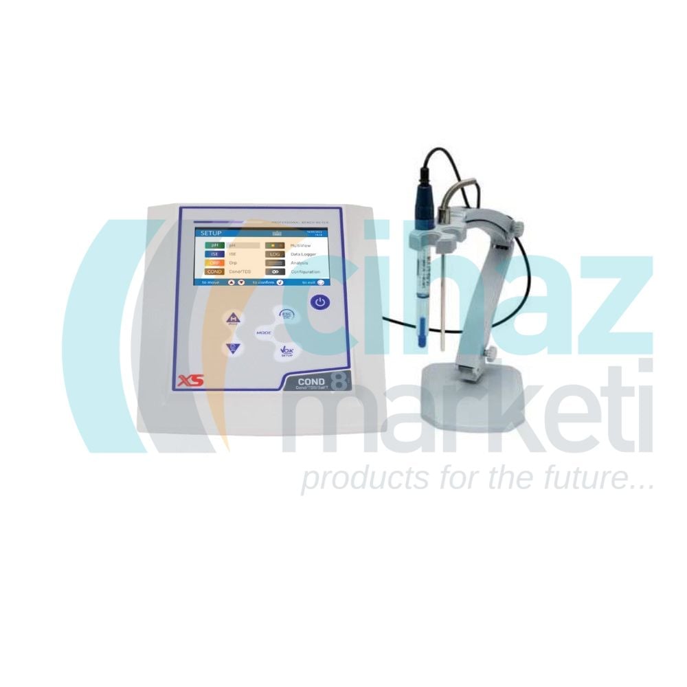 XS Instruments COND 8 PRO kit BASIC Masaüstü İletkenlik Ölçer + 2301T İletkenlik Probu