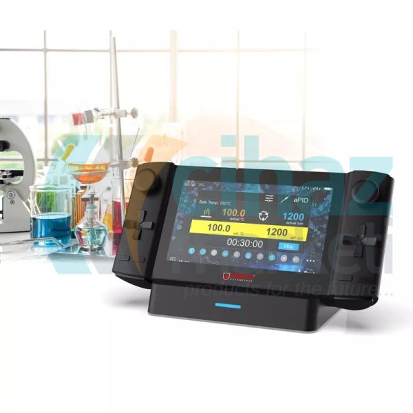 Four E's MS321 Hub Kontrollü Çoklu Isıtıcılı Manyetik Karıştırıcı 310 °C, 20L, 6lı SET (6 Adet Karıştırıcı, 6 Adet Sensör, Kontrol Paneli ve Şarj Aparatı)