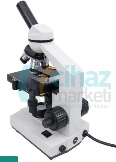 CMTECH Monoküler Mikroskop (1600 Büyütme, Şaryo + Lamba)