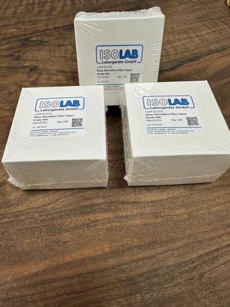 ISOLAB 104.01.013 cam elyaf filtre - 47 mm - 50C