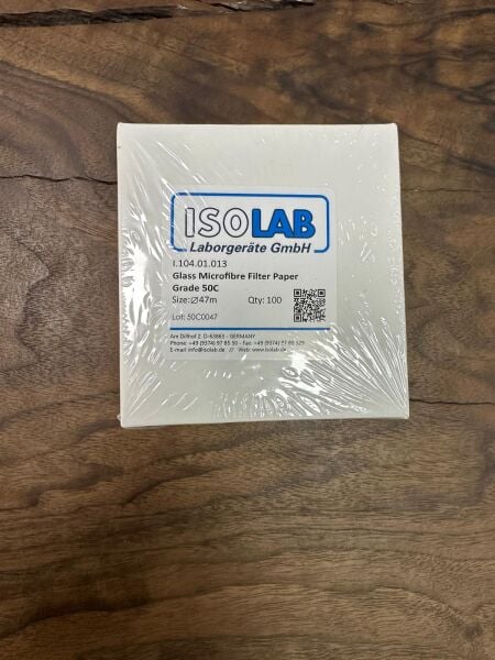 ISOLAB 104.01.013 cam elyaf filtre - 47 mm - 50C
