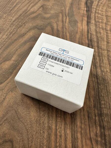 GVS Cam Elyaf Filtre (47 mm, 1.2 µm, 100 Adet/Paket)