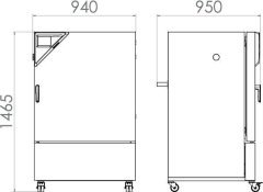 Binder KMF 240 Genişletilmiş Sıcaklık / Nem Aralıklı İklimlendirme Kabini 247 Litre