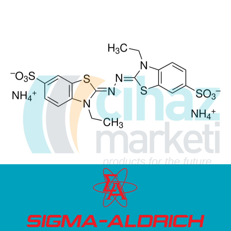 Sigma-Aldrich A1888-1G 2,2'-AZINO-BIS(3-ETHYLBENZOTHIAZOLINE -6-SULFONIC ACID) DIAMMONIUM SALT, ≥98% (HPLC), CHROMOGENIC, POWDER