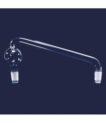 ISOLAB 065.54.014 distilasyon bağlantıları - sıçratma tutuculu - kondensersiz - erkek şilif(ler) : NS 29/32 - gövde uzunluğu 150 mm