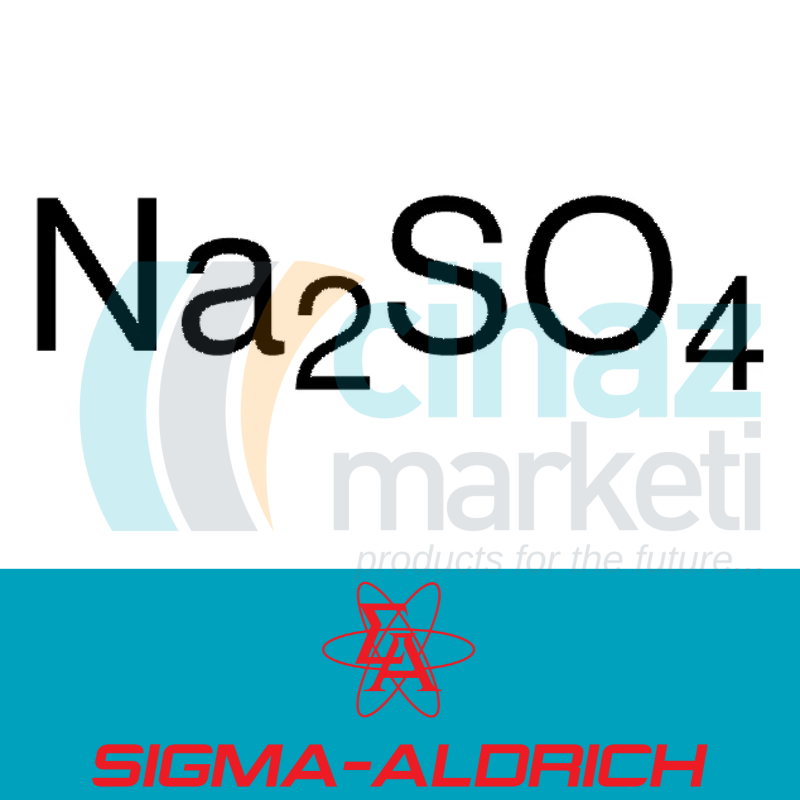 Sigma-Aldrich 13464-2.5KG-R SODIUM SULFATE PURISS., MEETS ANALYTICAL SPECIFICATION OF PH. EUR., BP, USP, ANHYDROUS, 99.0-100.5% (CALC. TO THE DRIED SUBSTANCE)