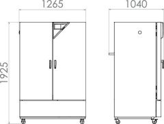 Binder KBF 720 Geniş Sıcaklık / Nem Aralıklı İklimlendirme Kabini 700 Litre