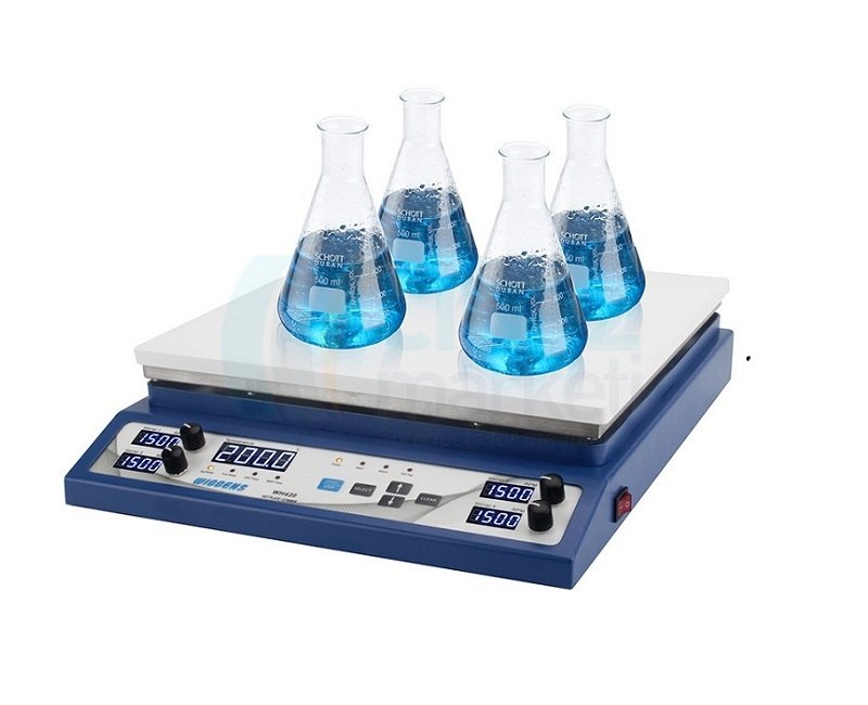 Wiggens WH420 Isıtıcılı Manyetik Karıştırıcı 1200rpm / 300°C / 2L / 1000W