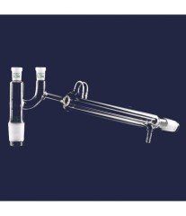 ISOLAB 065.57.003 distilasyon bağlantıları - kondenserli & Claisen başlıklı - standart - erkek şilif(ler) : NS 29/32 - kondenser uzunluğu 250 mm