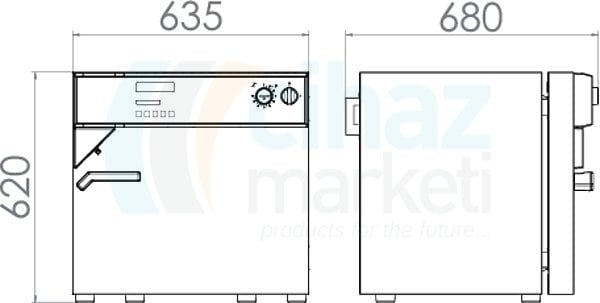 Binder FP 53 Ayarlanabilir Fan Hızlı ve Programlanabilir Etüv 53 Litre