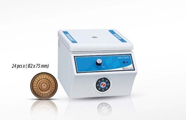 Elektromag M19 Mikrohematokrit Santrifüj 10000 rpm 24 Adet (Ø2 X 75 mm)