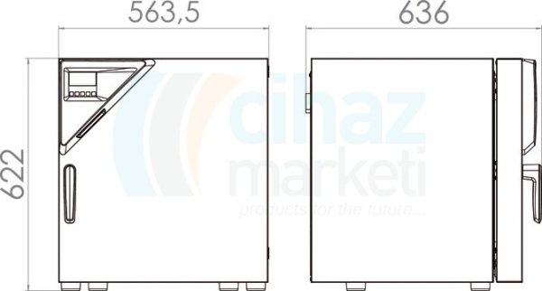 Binder FED 56 Ayarlanabilir Fan Hızlı Etüv 60 Litre
