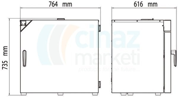 Binder FD-S 115 Fanlı Etüv 106 Litre