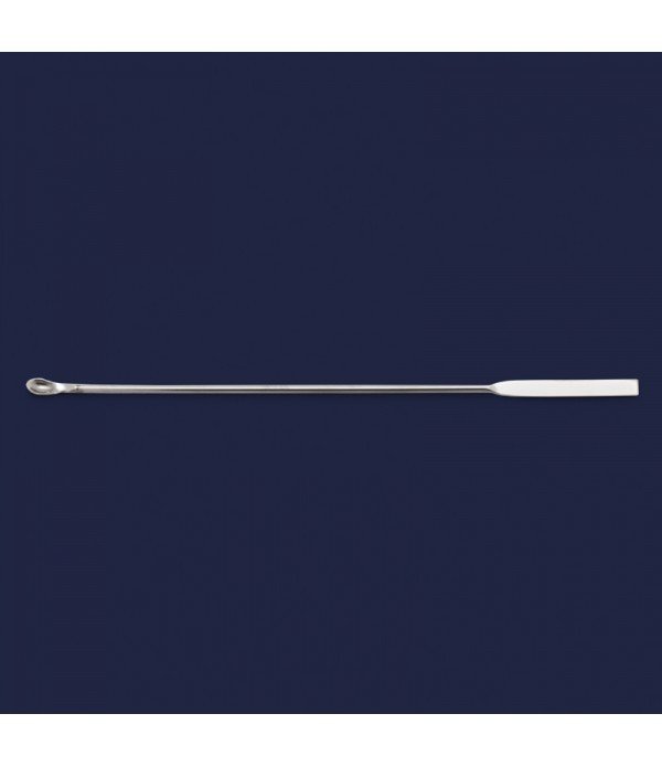 ISOLAB 047.06.180 spatül - paslanmaz çelik - mikro kaşıklı - 180 mm