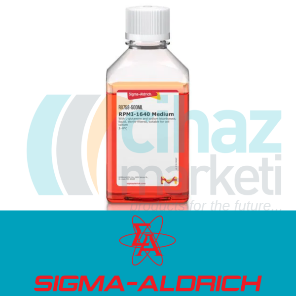 Sigma-Aldrich R8758-500ML RPMI-1640 MEDIUM, WITH ʟ-GLUTAMINE, SODIUM BICARBONATE, LIQUID, STERILE-FILTERED, SUITABLE FOR CELL CULTURE