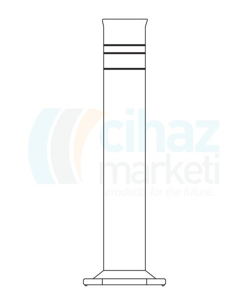 Çalışkan Cam Teknik LG025.28.1205 Mezür, Bouyoucos (Bünye), Toprak mezürü 1205 ml Hacim, 1000/1130/1205 Taksimat