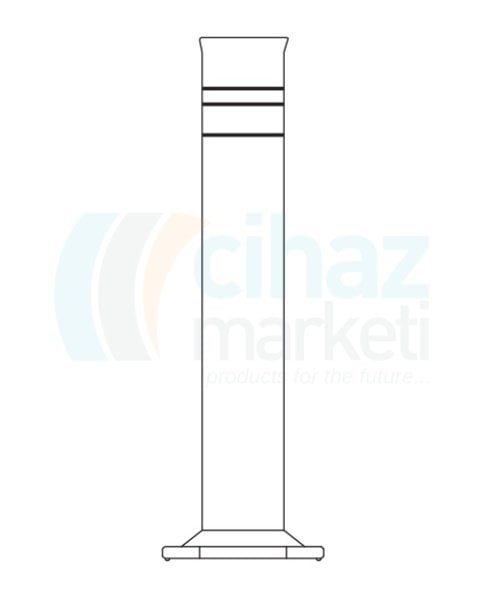 Çalışkan Cam Teknik LG025.28.1205 Mezür, Bouyoucos (Bünye), Toprak mezürü 1205 ml Hacim, 1000/1130/1205 Taksimat