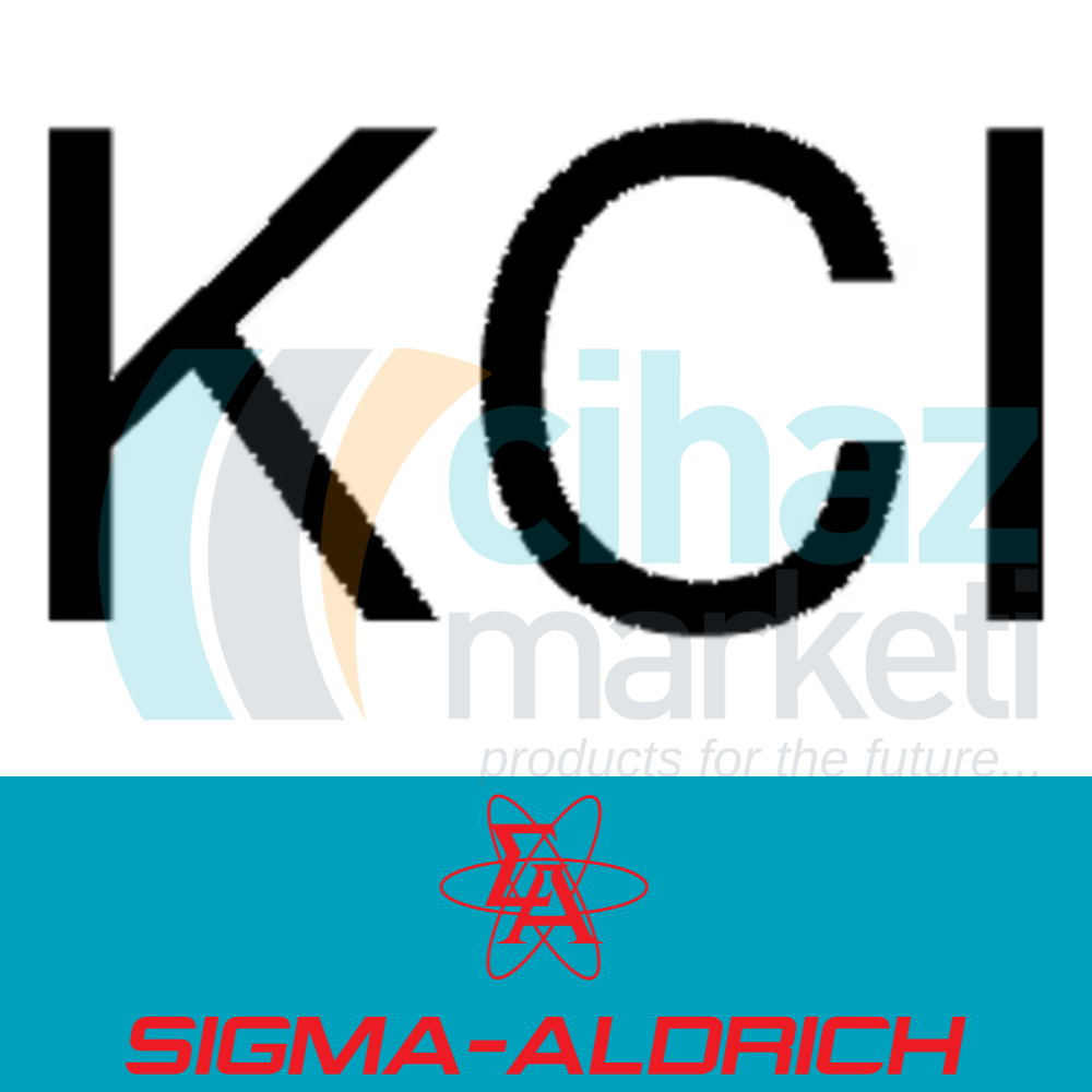 Sigma-Aldrich 12636-1KG POTASSIUM CHLORIDE, PURISS., MEETS ANALYTICAL SPECIFICATION OF PH. EUR., BP, USP, FCC, E508, 99-100.5% (AT), ≤0.0001% AL