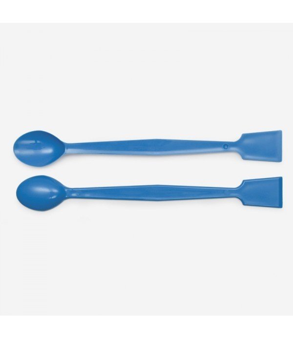 ISOLAB 047.32.180 spatül - P.P - 35 derece eğimli düz uçlu - 180 mm