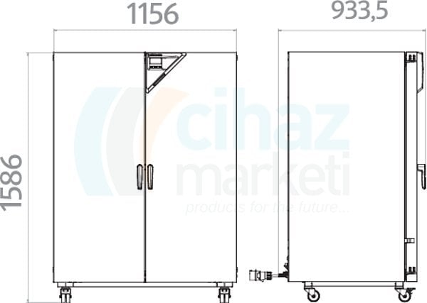 Binder BF 720 Fanlı İnkübatör 734 Litre