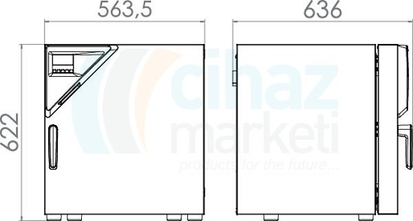 Binder BF 56 Fanlı İnkübatör 59 Litre