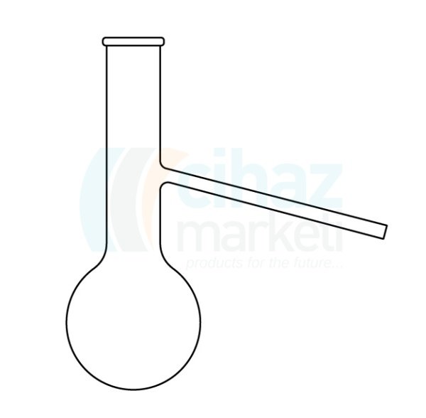 Çalışkan Cam Teknik LG006.19.0250  Distilasyon balonu, Şilifsiz 250 ml Hacim