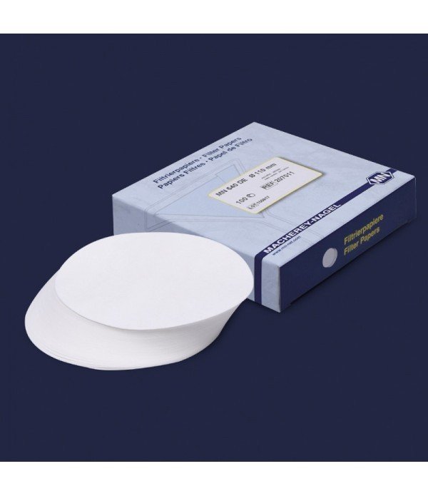 ISOLAB 106.01.125 filtre kağıdı - kalitatif - M&Nagel - 125 mm - mavi bant - orta yavaş akış hızı