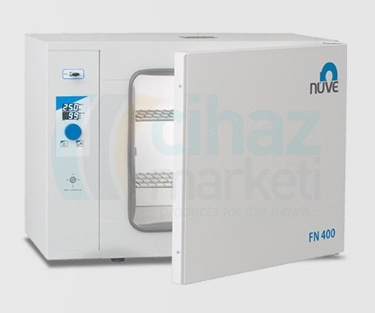 NÜVE FN 400 Eloksallı Alüminyum Kuru Hava Sterilizatörü 48 Lt.