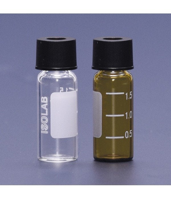 ISOLAB 095.00.002 vial - vida kapak - N8 - 1,5 ml - 11,6 x 32 mm - amber