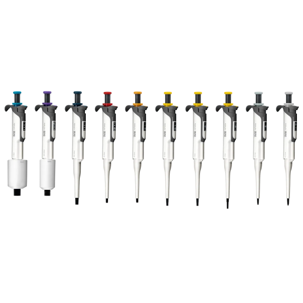DLAB HiPette 0.1-2.5µl, Renkli, Tek Kanallı ‘Ayarlanabilir Hacimli’ Tam Otoklavlanabilir Mekanik Pipet