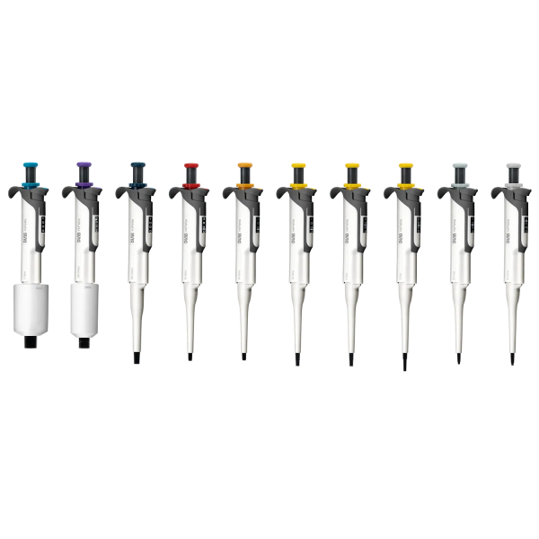 DLAB HiPette 0.1-2.5µl, Renkli, Tek Kanallı ‘Ayarlanabilir Hacimli’ Tam Otoklavlanabilir Mekanik Pipet