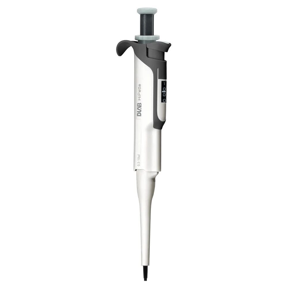 DLAB HiPette Renkli, Tek Kanallı ‘Ayarlanabilir Hacimli’ Tam Otoklavlanabilir Mekanik Pipet 0.5-10µl