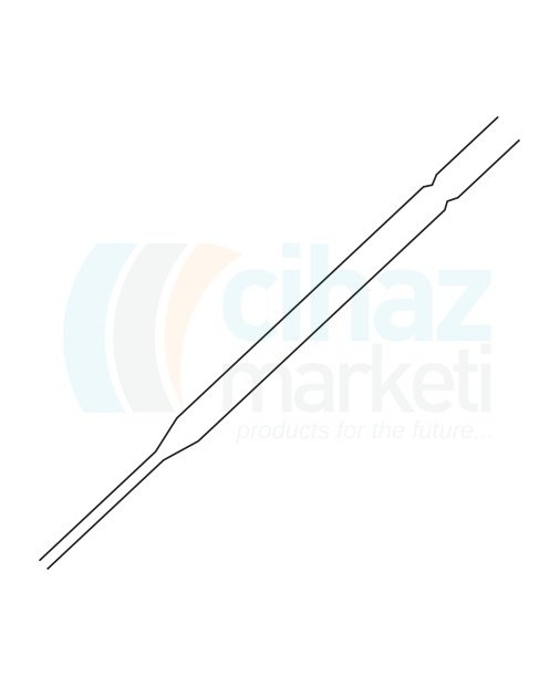 Çalışkan Cam Teknik LG025.49.0230 Cam Pastör pipeti 230 mm Boy