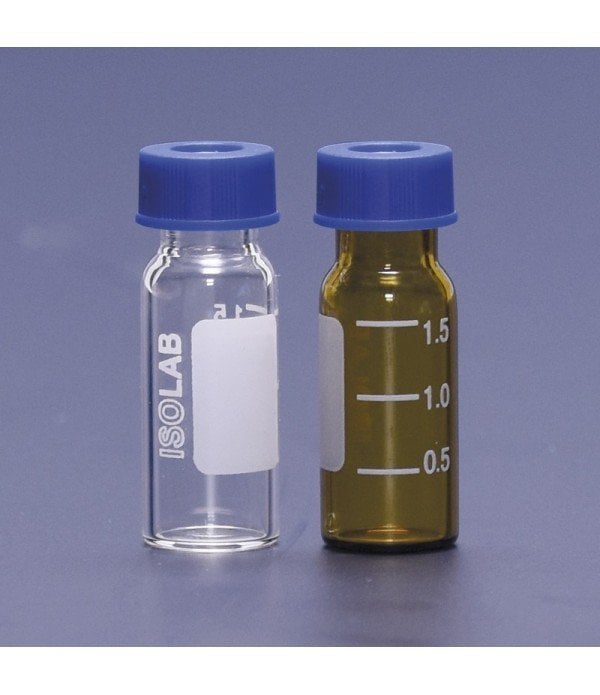 ISOLAB 095.01.002 vial - vida kapak - N9 - 1,5 ml - 11,6 x 32 mm - amber