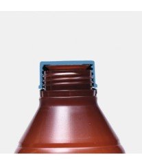 ISOLAB 061.16.100 şişe - ISO - vida kapaklı - orta boyun - P.P - şeffaf - 100ml - steril