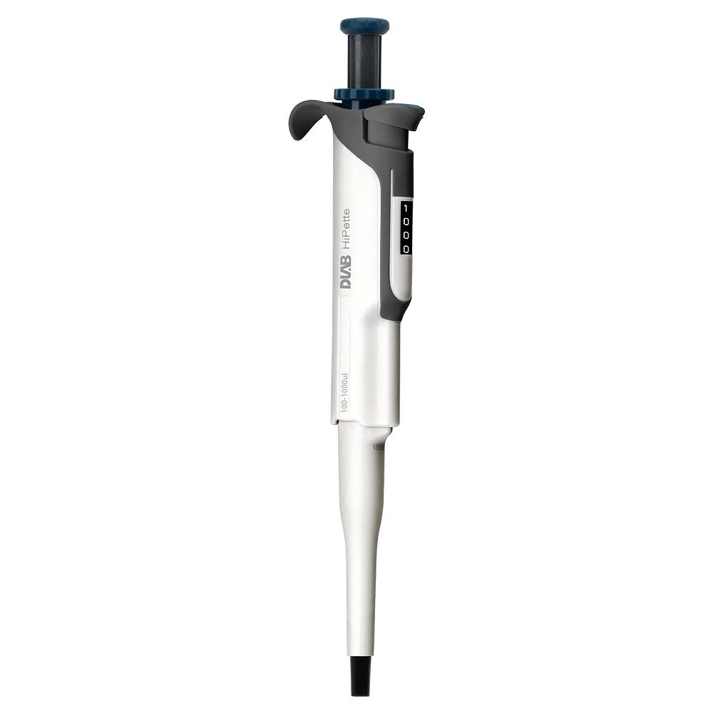 DLAB HiPette Renkli, Tek Kanallı ‘Ayarlanabilir Hacimli’ Tam Otoklavlanabilir Mekanik Pipet 100-1000µl