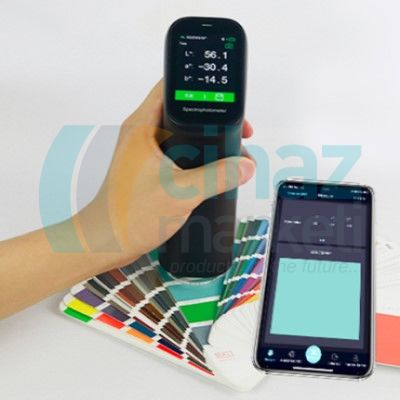 CHN Spec CS-500 Portatif Renk Ölçüm Spektrofotometresi (d/8; SCI) 8 mm Ölçüm Gözü, Akıllı Telefon Aplikasyonuna Uyumlu