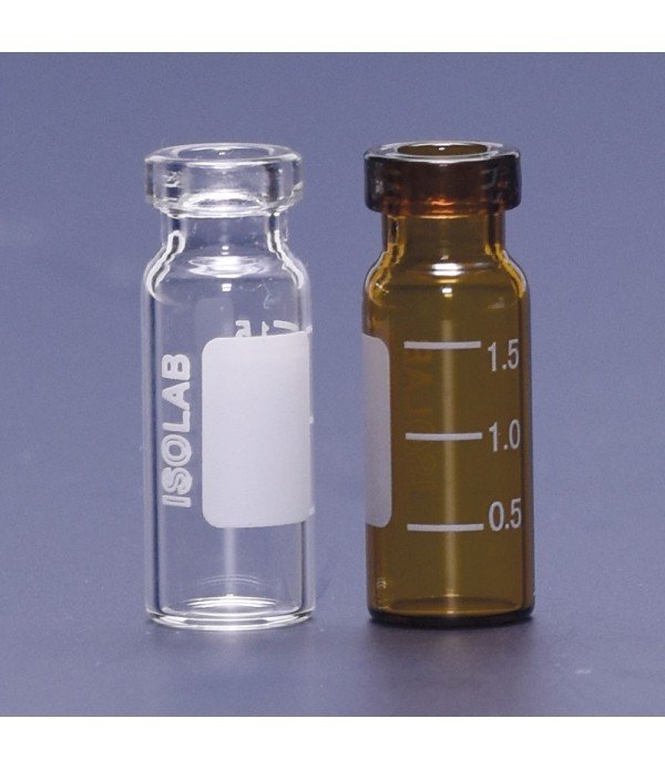 ISOLAB 095.02.001 vial - crimp kapak - N11 - 1,5 ml - 11,6 x 32mm - şeffaf