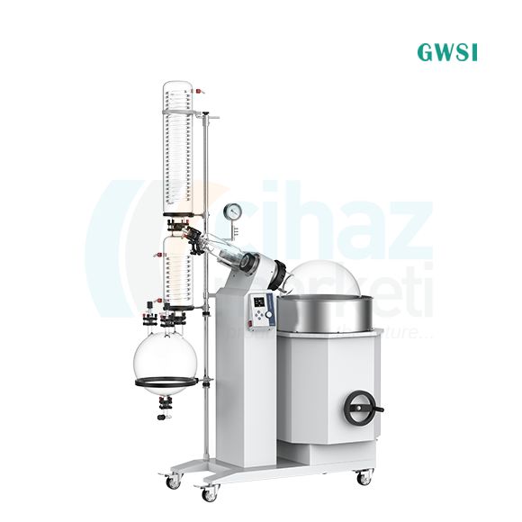 Greatwall RE-1050CE Endüstriyel Rotary Evaporatör, 50L Evaporator Balonu, 20 LT Toplama Balonu, Large Soğutucu