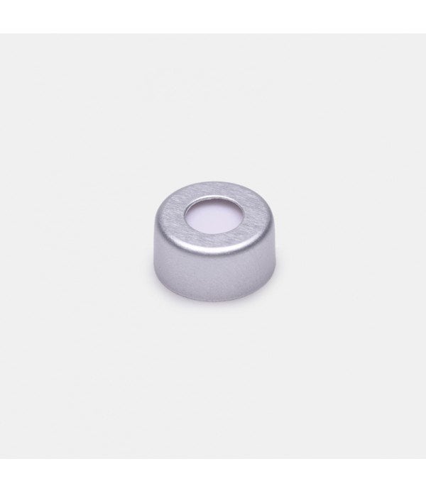 ISOLAB 096.02.001 crimp kapak + septa - silikon / PTFE - yarıksız- N11 crimp vial için