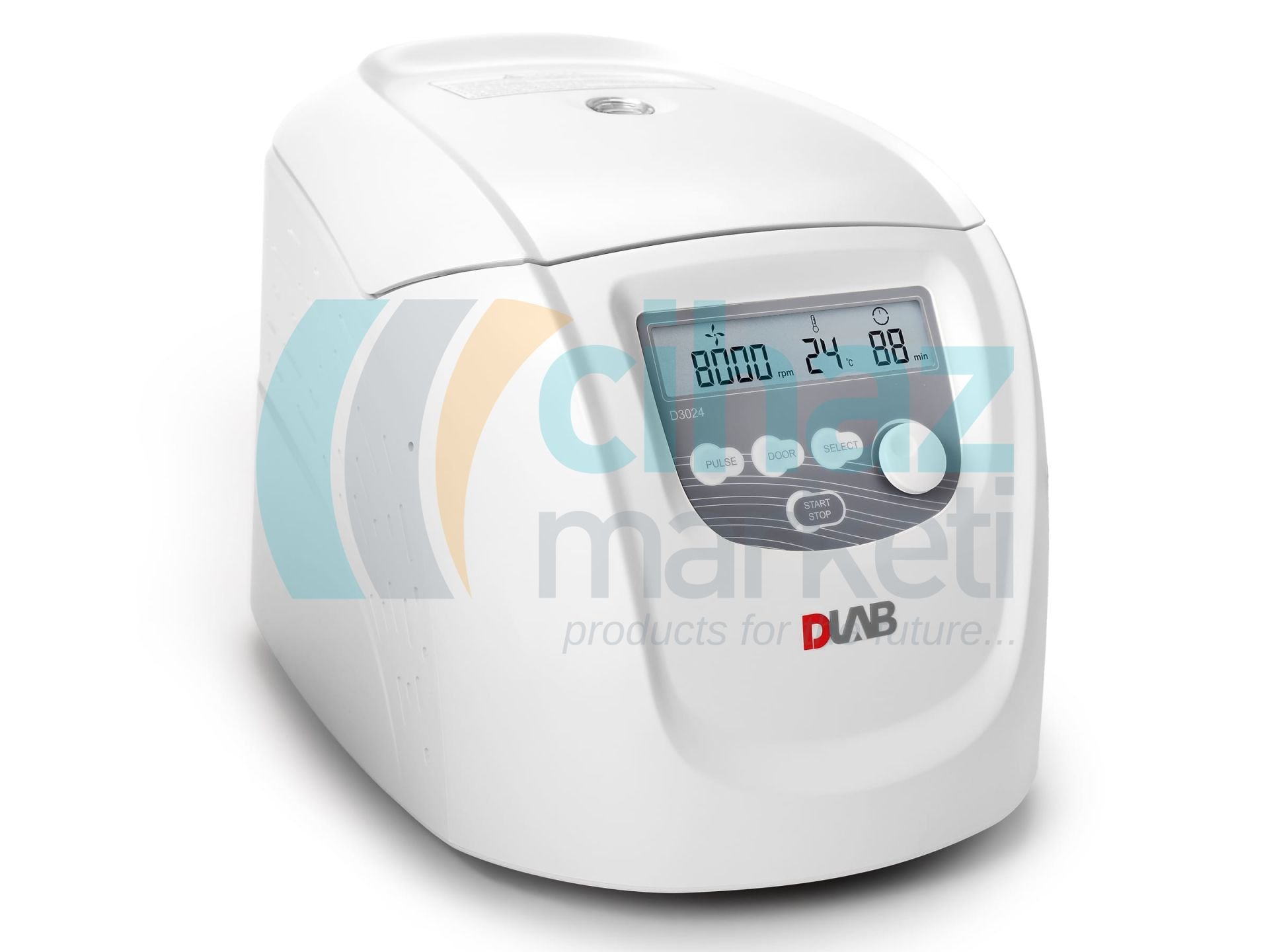 DLAB D3024 Yüksek Hızlı Mikro Santrifüj 5 mL x 18 / 0,2-0,5-1,5-2 mL x 24 / 0,5 mL x 36 / PCR 8 x 4 | 200~15.000 rpm