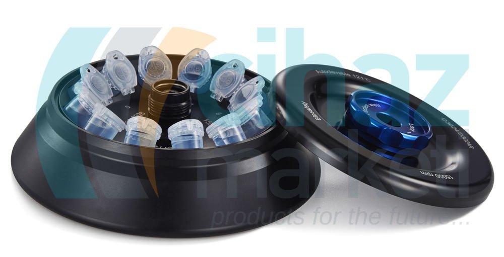 DLAB AS12-5V Alüminyum Alaşımlı Rotor Kiti Kapaklı, Sabitleme Klipsli ve O'ringli, D3024 ve D1524R ile Kullanılır 15000rpm, 5ml*12